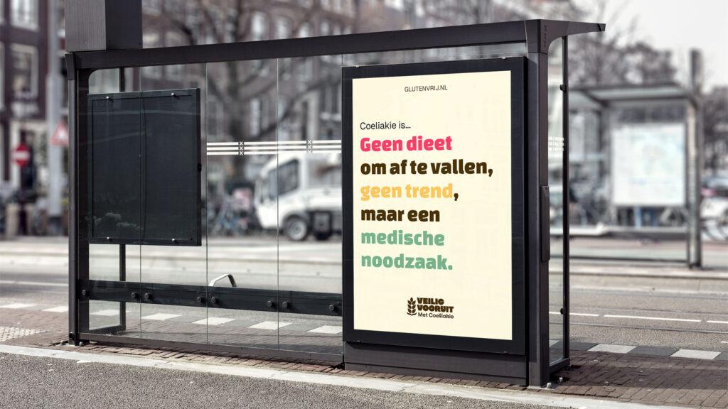 Poster bewustwordingscampagne coeliakie horeca